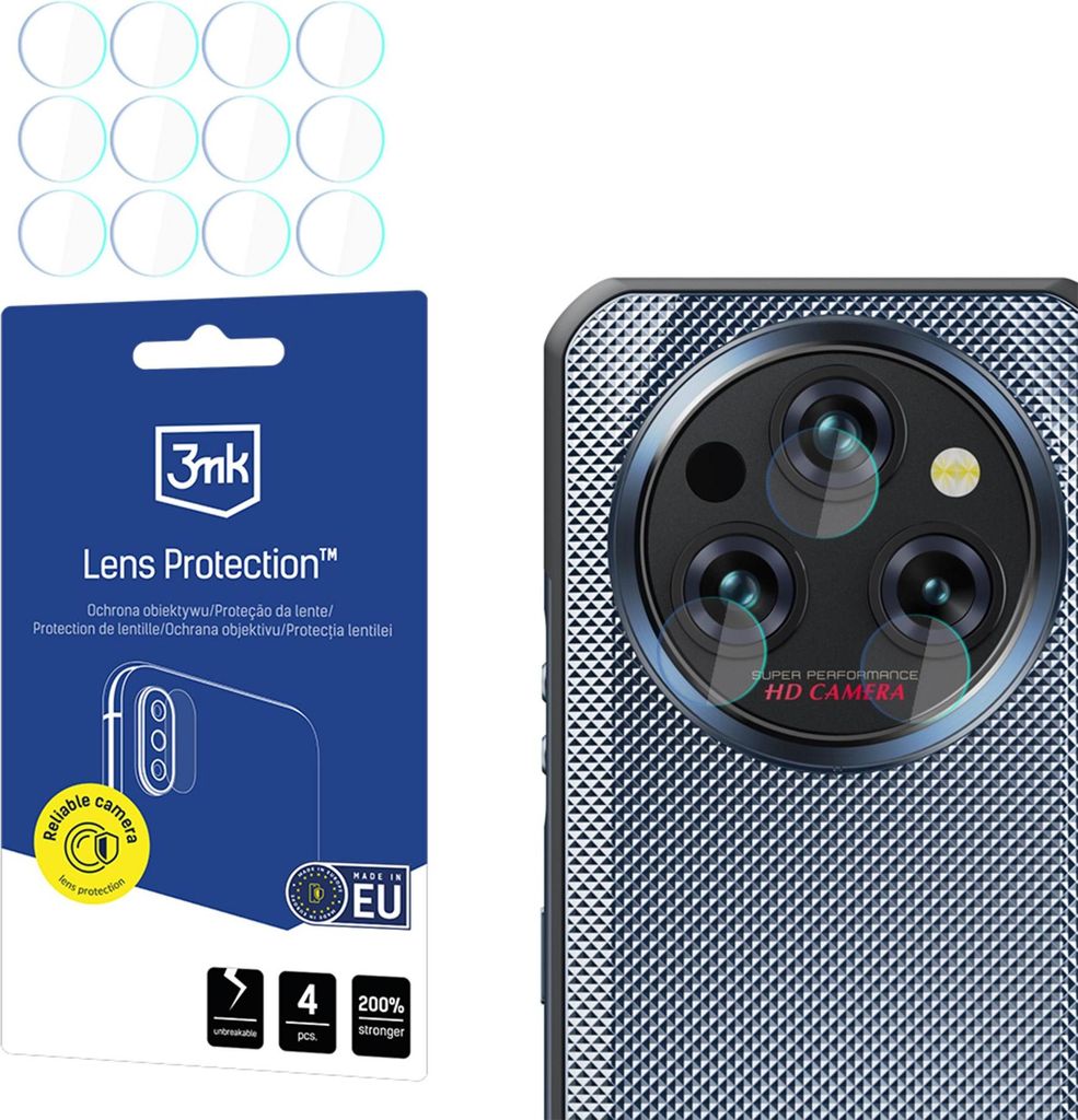 Oukitel Wp35/Wp35 S - Protezione obiettivo 3Mk Immagine del prodotto 