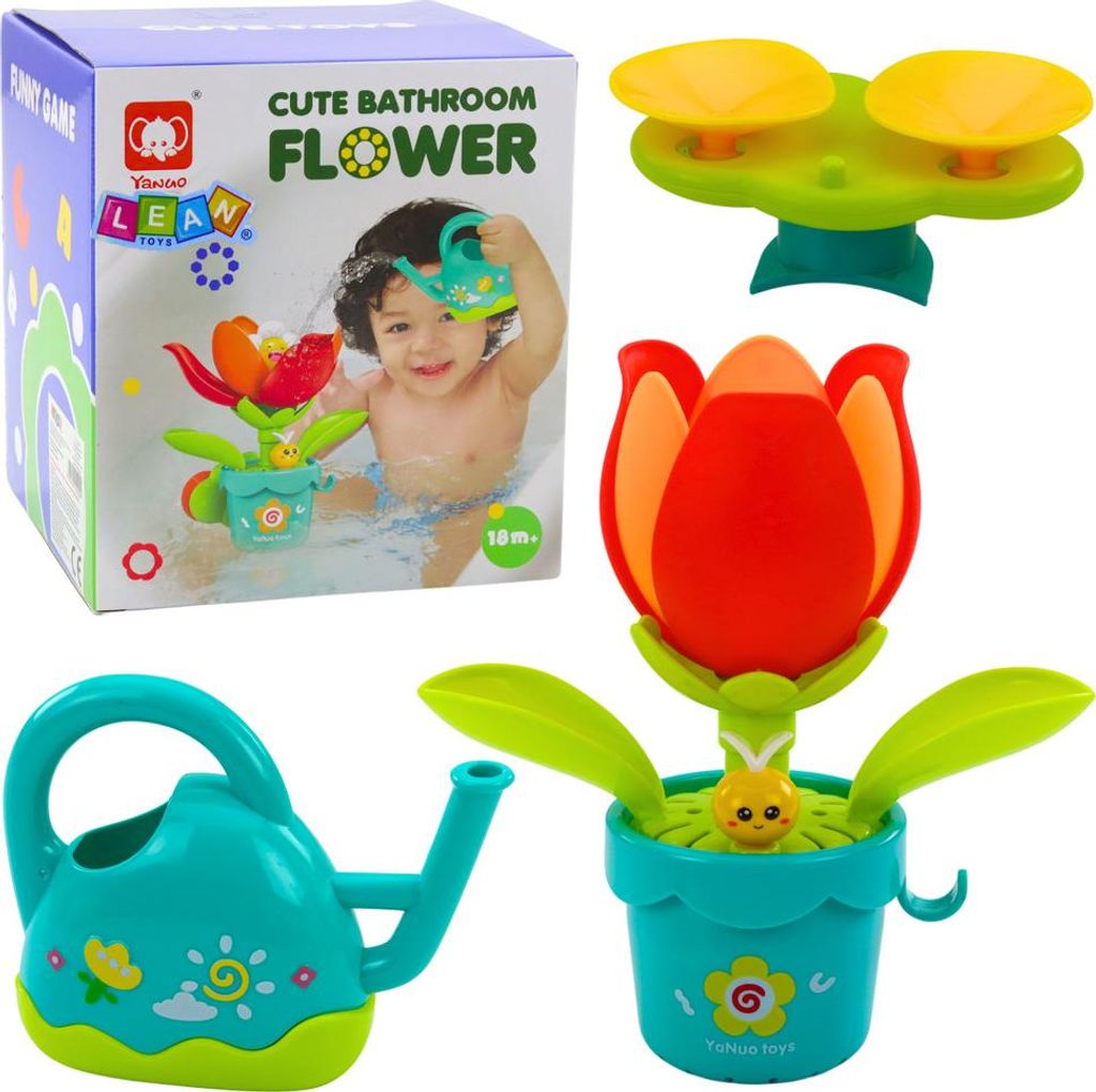 Interaktives Bewässerungsblumen-Badespielzeug