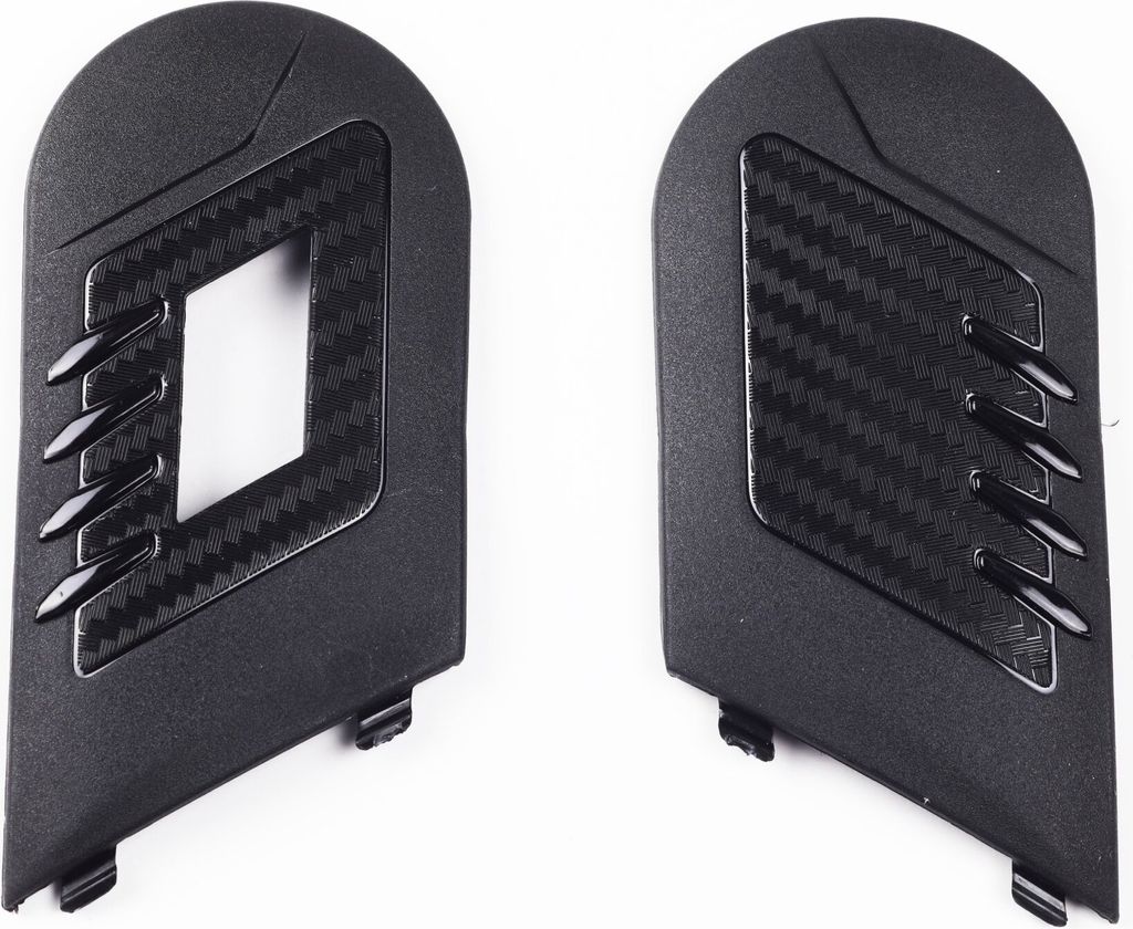 Schwarze Kinnplatten für den Nolan N120-1 Helm