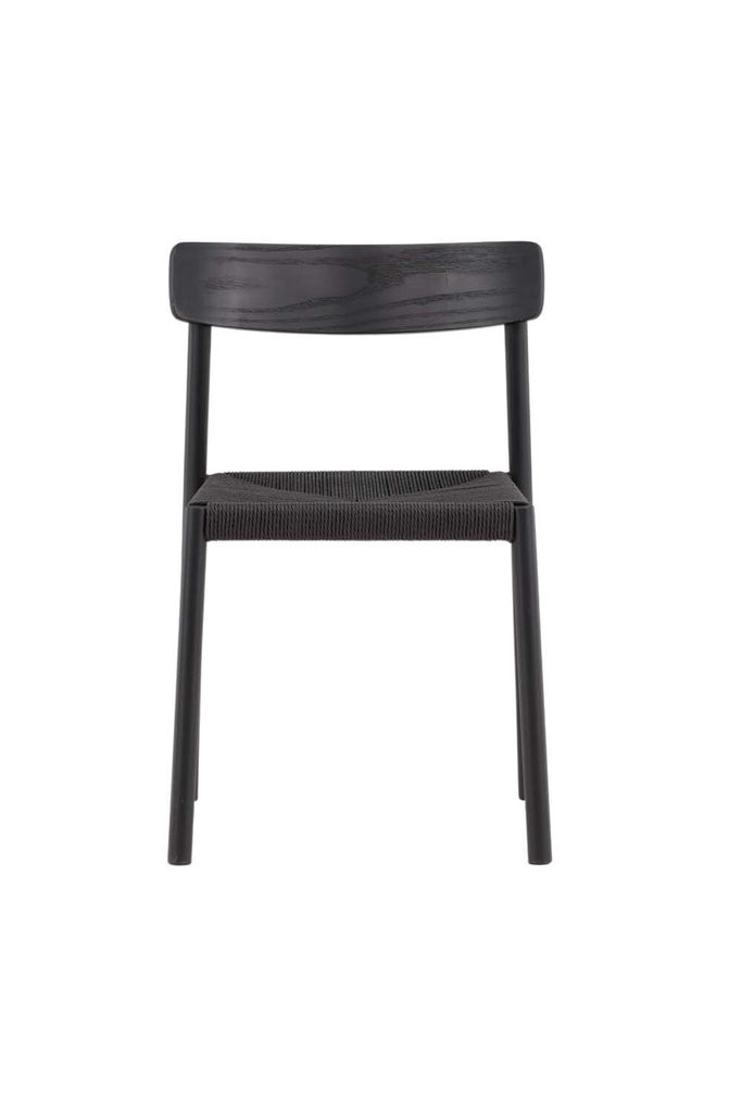 Malmön chaise de salle à manger tresser noir Image du produit 