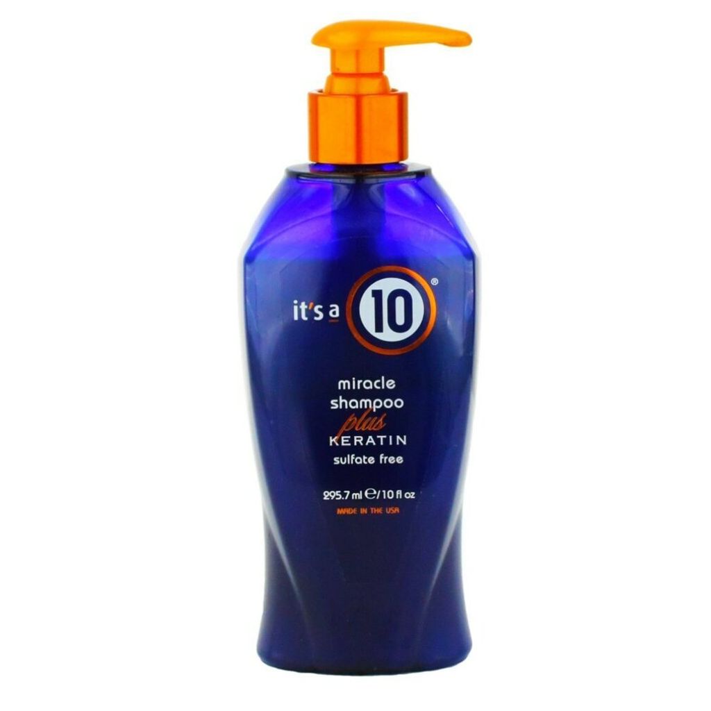 Shampoing 10 Miracle Plus Keratine, 295 ml. Shampoing, Image du produit 
