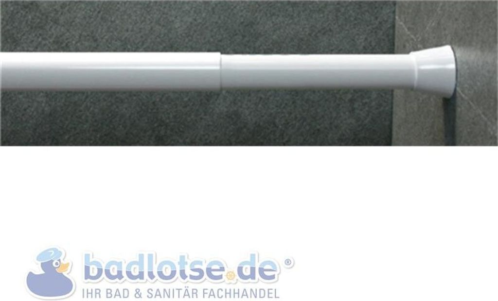 Ridder Eckstange Teleskop Weiß 110-185cm Produktbild 