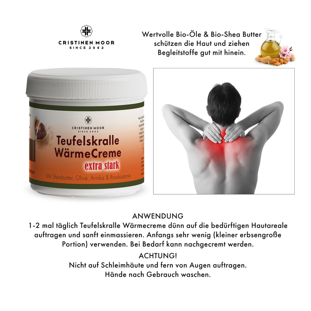 Teufelskralle Wärmecreme extra stark 200 ml - schnell und Produktbild 5