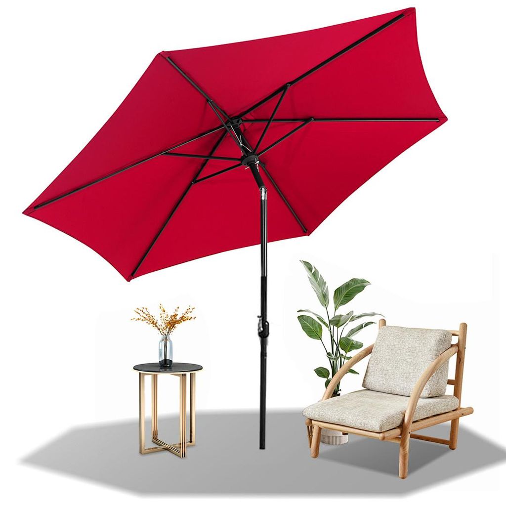 TolleTour 2.7m Sonnenschirm Gartenschirm Wasserabweisend Produktbild 