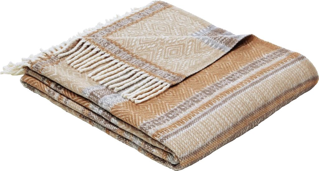 Erwin Müller Plaid Sovana" beige 150x200 cm"