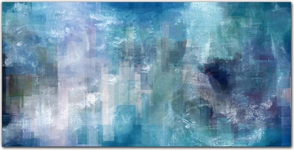 Coloray Bild aus Acryl 120 cm x 60 cm - Wanddekoration Küche Acrylblock mit Bild Dekoration Wohnzimmer Gehärtetes Acryl - Abstraktion
