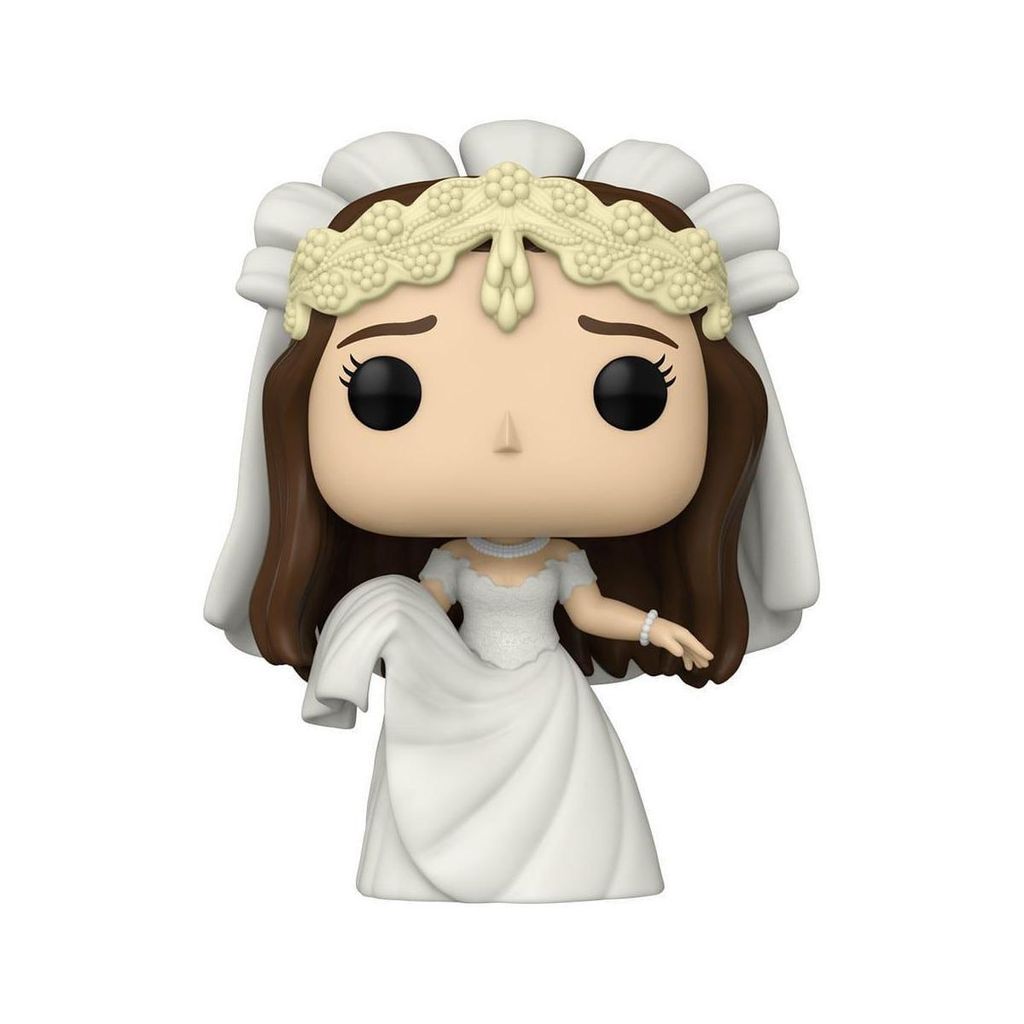 A Funko Pop! vinyl figure of Rachel Green from Friends, dressed as a bride.