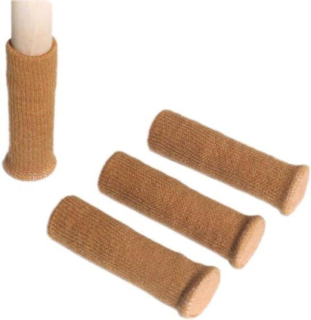 Famanu Stuhl-Schutzsocken - Filzstuhlbeinerhöhungen - elastisch, rutschfest, für Möbel