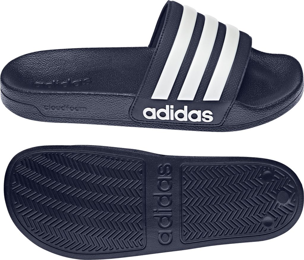 Papuče adidas ADILETTE SHOWER 8 Dark blue / white Obrázok produktu 