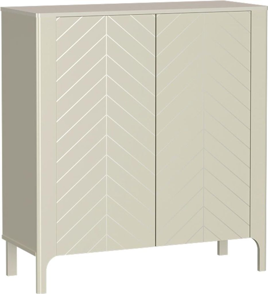 Wohnzimmer-Kommode 103 cm breit in kaschmir mit 2 Türen & Softclose-Funktion MAZARA-161