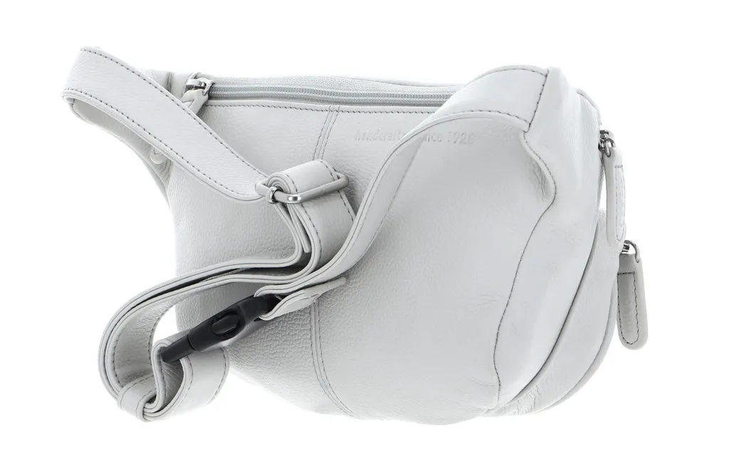 Sac banane Picard Luis Shark blanc en cuir de vachette haut de gamme - 4