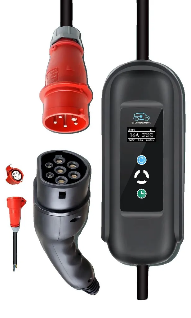 Borne de Recharge Mobile Type 2 11kW pour Voiture Électrique et Hybride