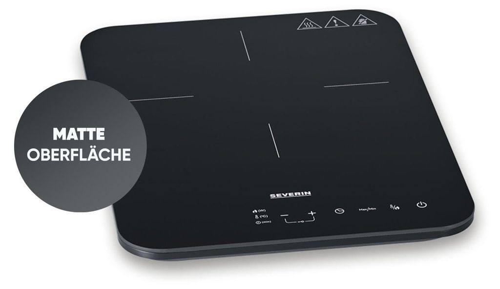 Portable induction hob - SEVERIN - 1 burner - 28 x 37 x 4.2 Productafbeelding 