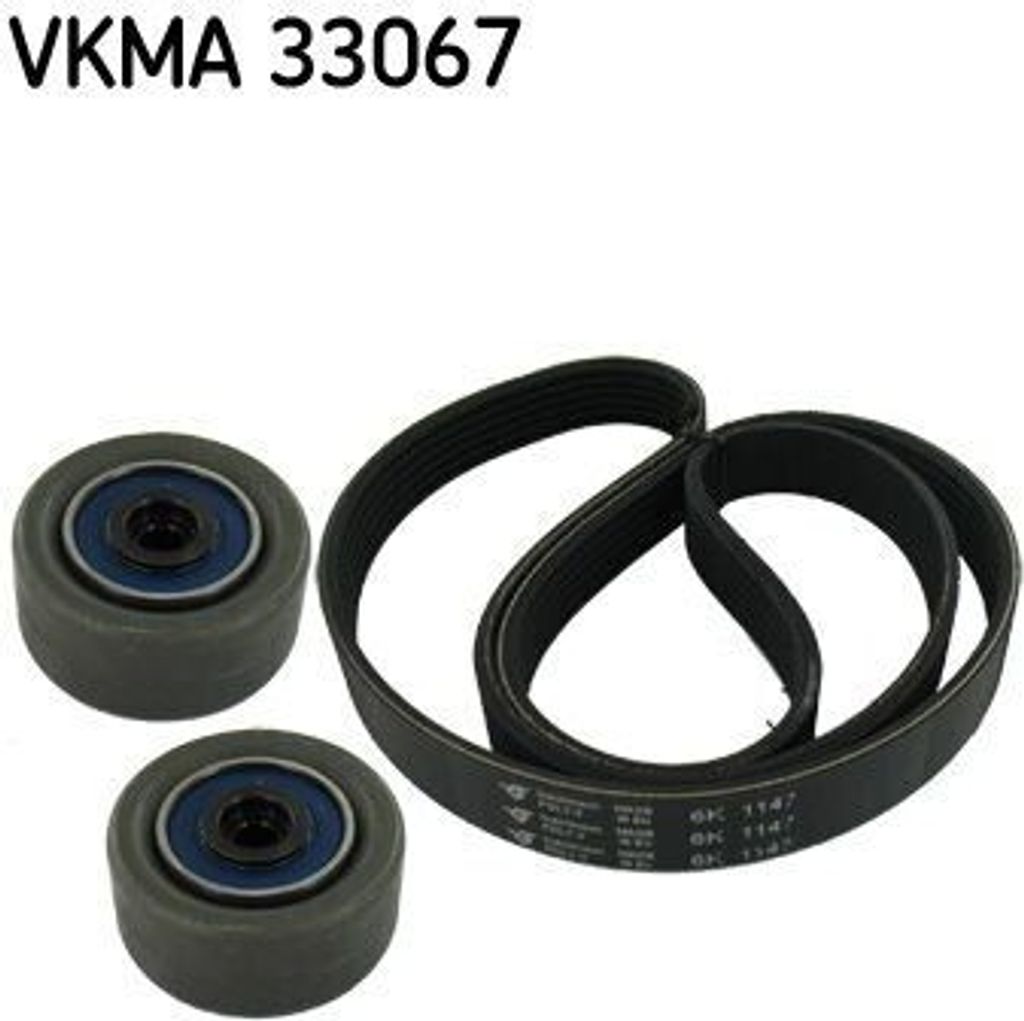 SKF VKMA 33067 Keilrippenriemensatz OE 5750PC kompatibel mit 307