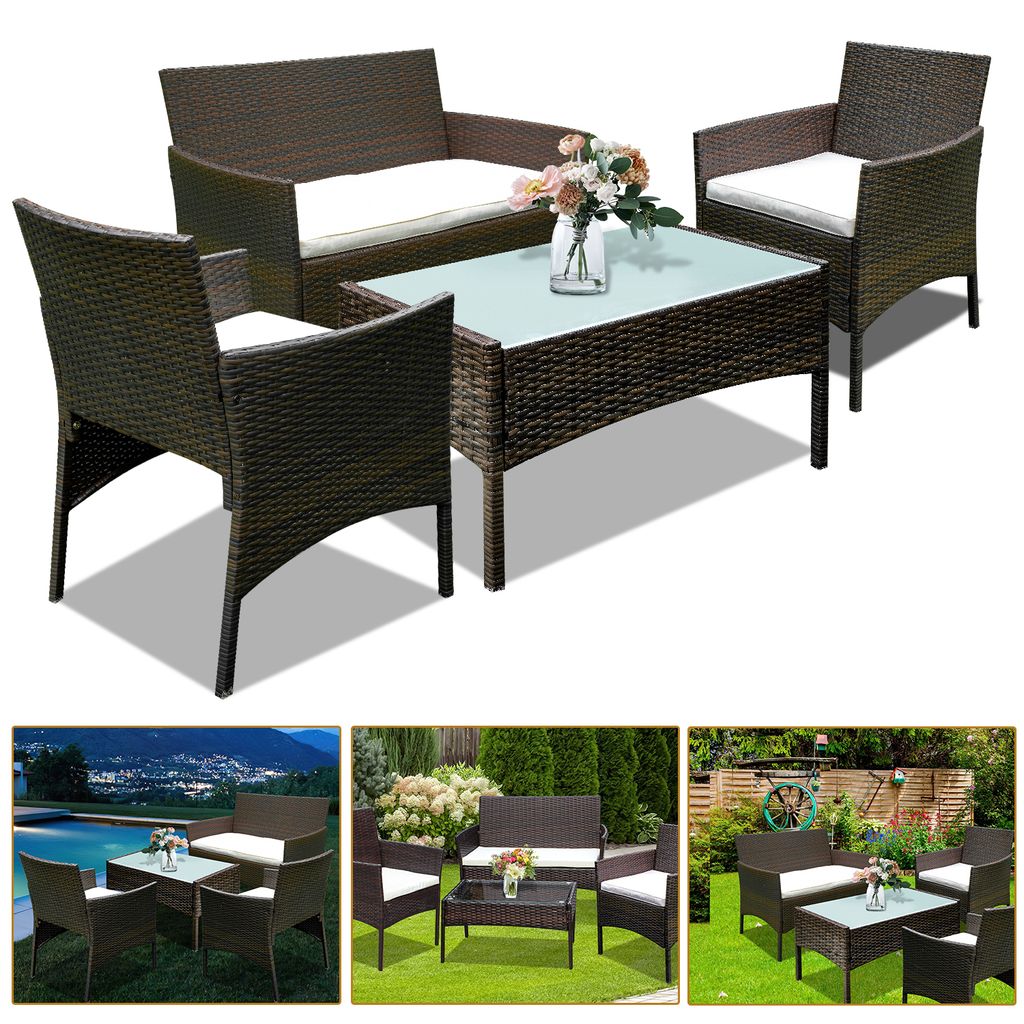 Jayseuw zahradní nábytek zahradní set zahradní lounge Obrázek produktu 