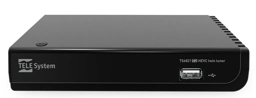 Récepteur Full HD TS6821 TELE System Noir Haute Fidélité avec Ethernet