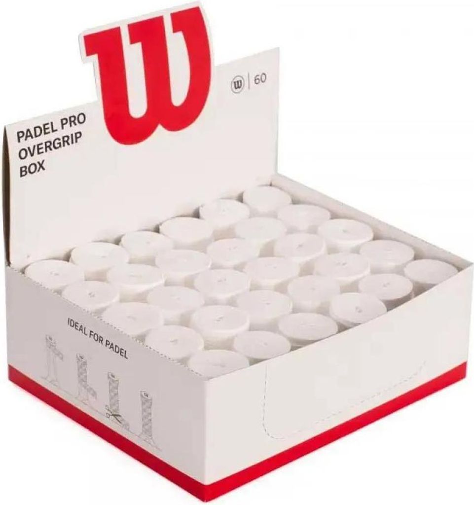 Wilson Pro Padel Overgrip 60 unità Trasparente, bianco  Immagine del prodotto 