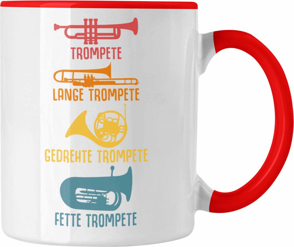 Trendation - Arten Von Trompeten Geschenk Tasse Produktbild 