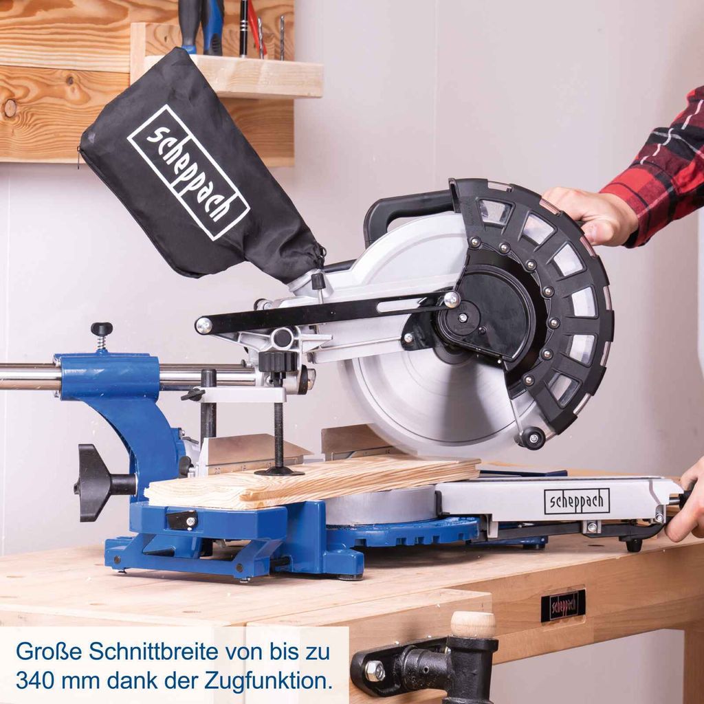 Scheppach HM254 Kappzugsäge mit Softstart & Laser | 2000W | Produktbild 6