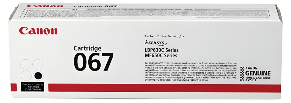 Cartouche de toner Canon 067 BK noir Image du produit 
