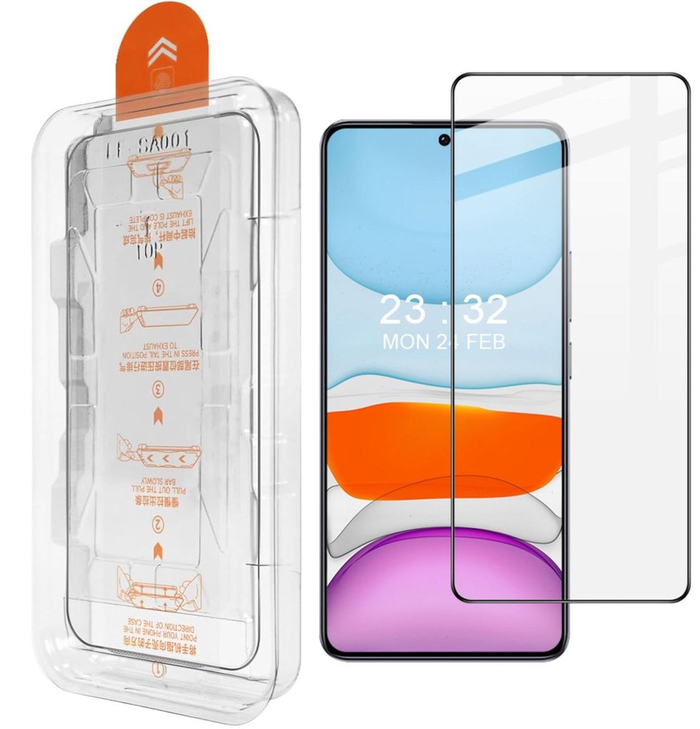 Easy Schutzglas für Xiaomi Poco X8 Pro Max Anbringhilfe 9H Glas Displayschutz