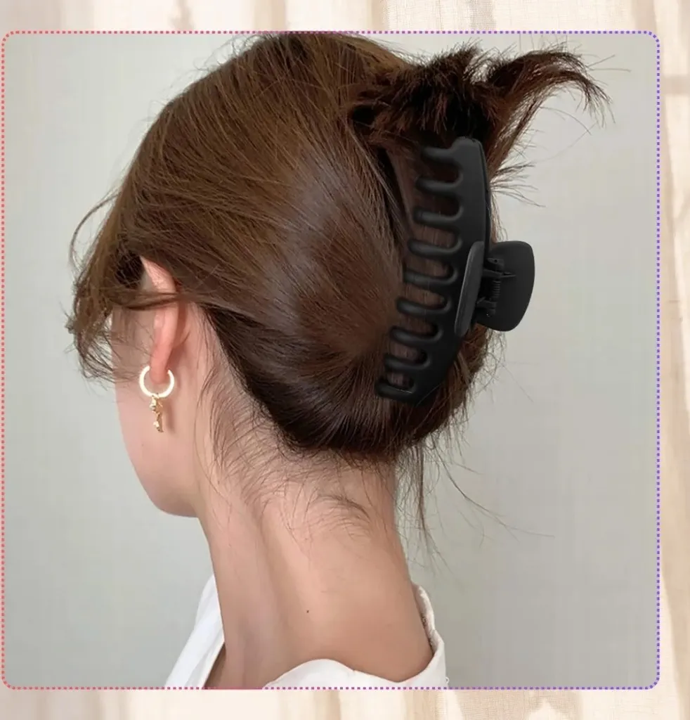 Set 4 Fermagli Capelli Camerazar Neri: Accessori Professionali Styling - 5