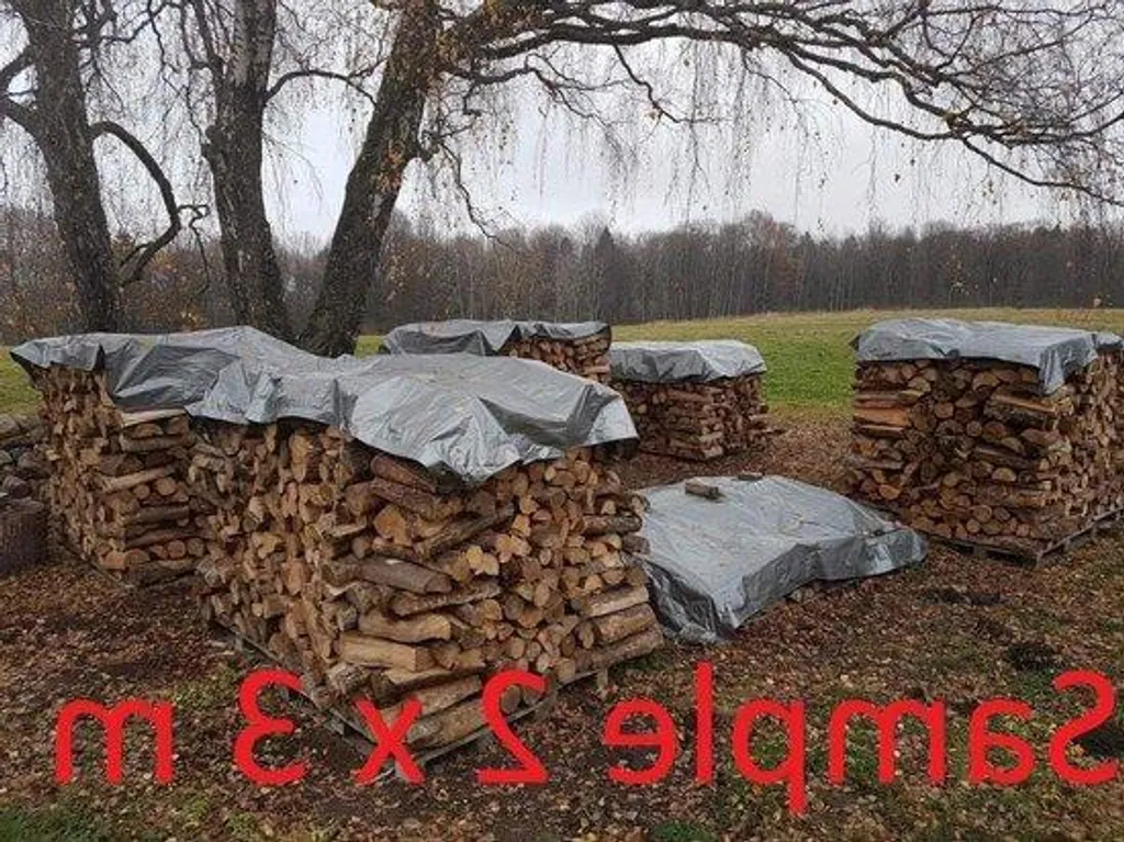 Tente imperméable 3x5m robuste contre la pluie avec anneaux de tension