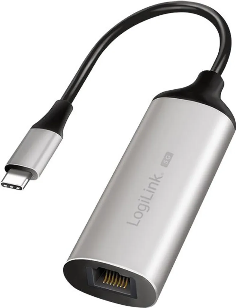 Adaptateur Gigabit Ethernet LogiLink UA0456 Boîtier Aluminium USB 3.2