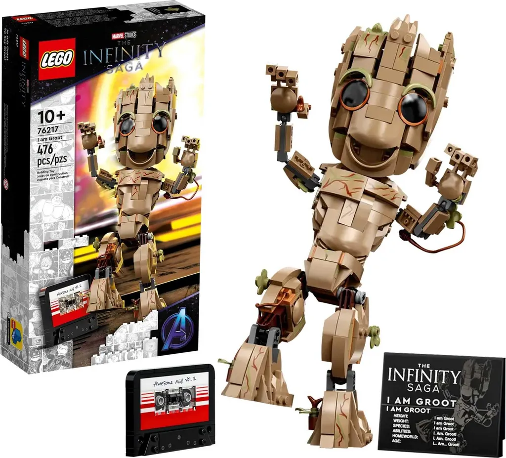 Idée Cadeau Marvel : LEGO 76217 Groot Mobile pour Fans de Super-Héros