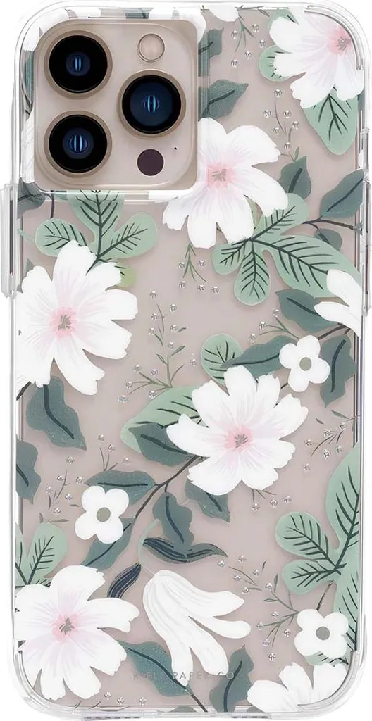 Coque Rifle Paper Clear pour iPhone 13 Pro Willow - Protection Design