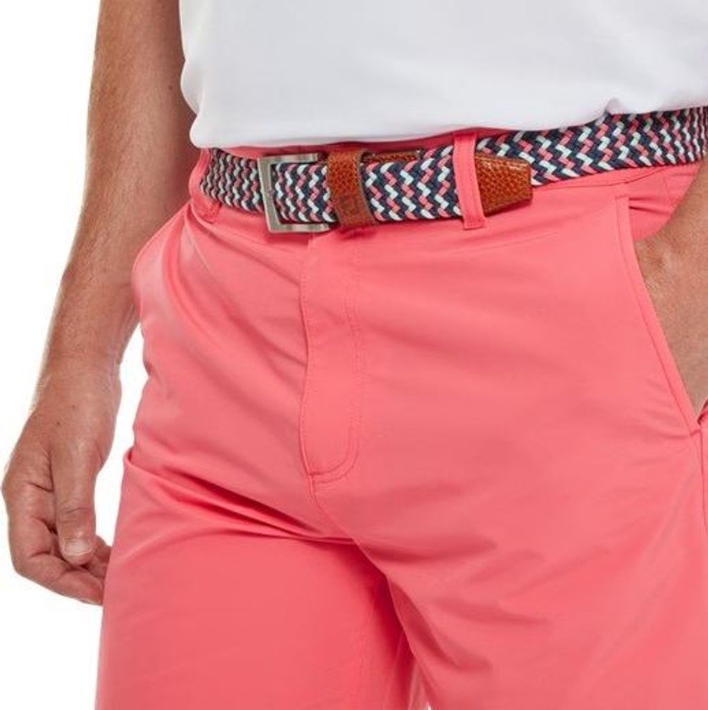 Footjoy Braided Belt Golfgürtel Blau und Koralle
