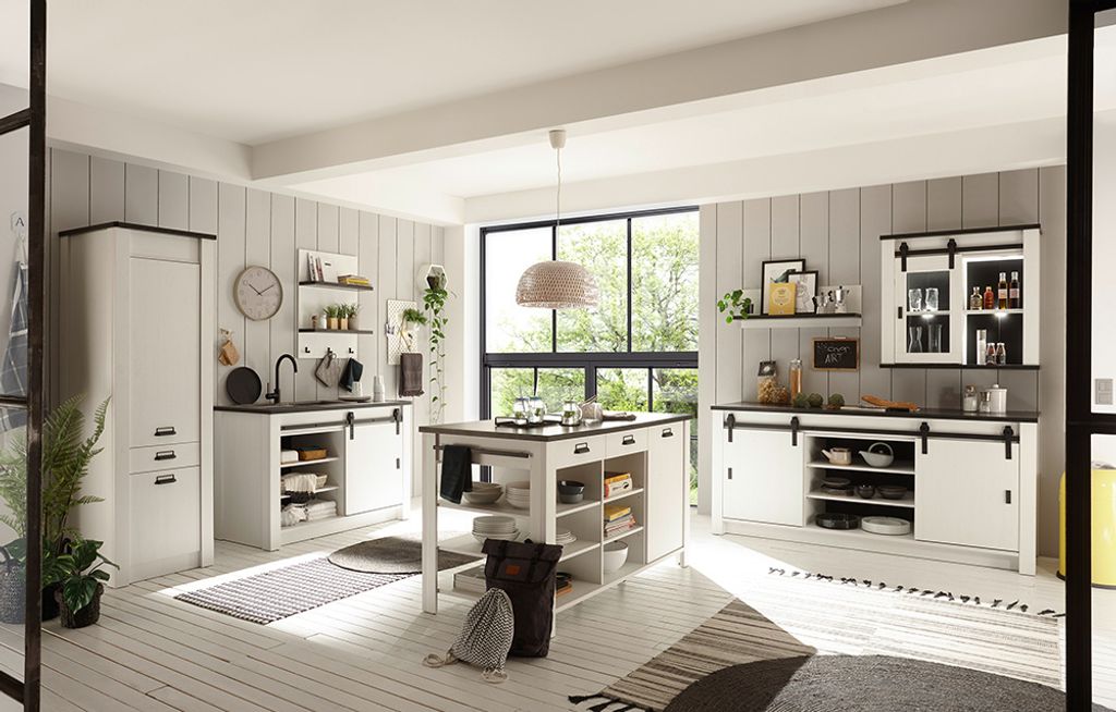 Küchen Set komplett im Industrial Style SHELTON-61