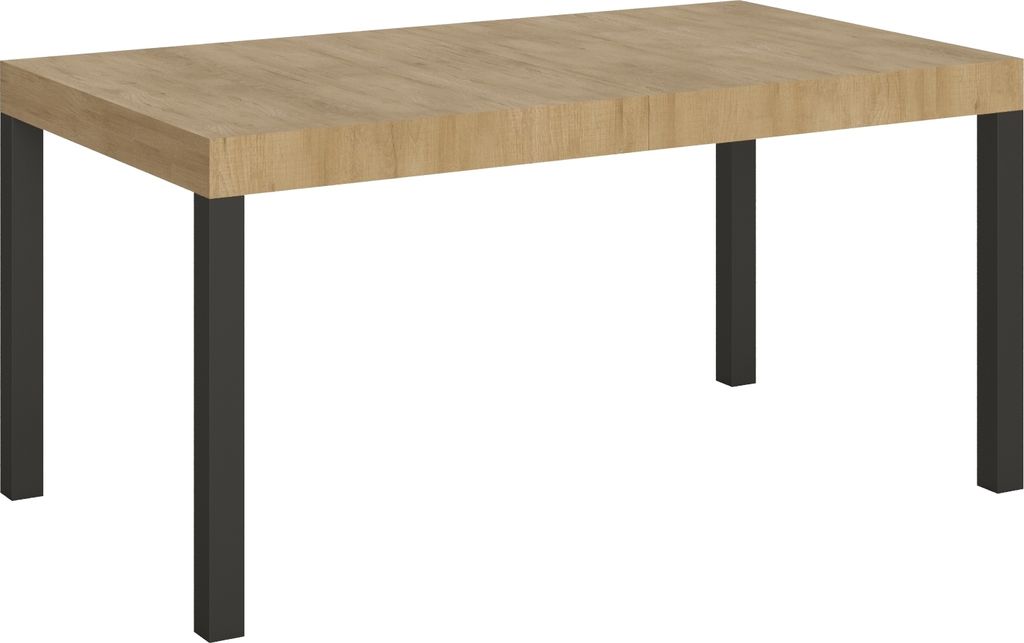 Ausziehbarer Tisch 90x160/420 cm Everyday Gestell Eiche Produktbild 