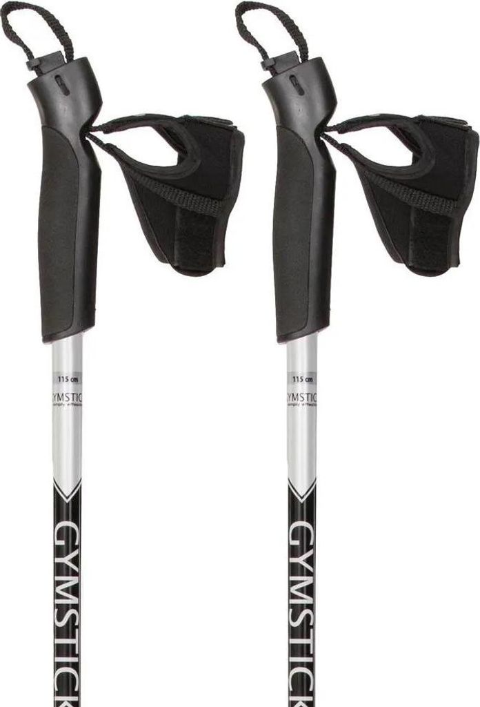 Gymstick Go Walker Bâtons Noir,Argent 110 cm Hommes,Femmes Image du produit 