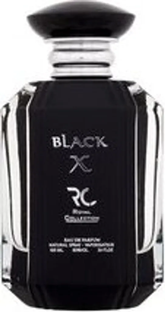 Eau de parfum pour homme Royal Collection Black X en flacon de luxe