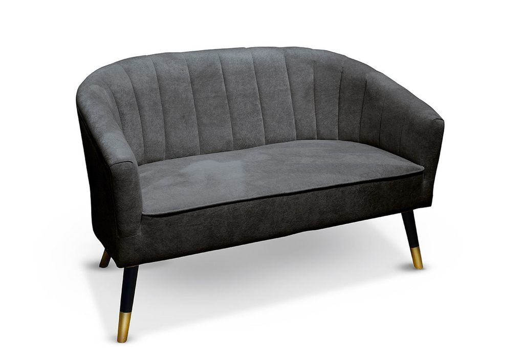Gilde Sofa, "Vesuv", Textil, grau, VE 1, L. 72 cm, B. 128 cm, H. 80 cm 45339 /kein Paketversand möglich/Abholung in Wiesloch oder mit Aufpreis Pal...