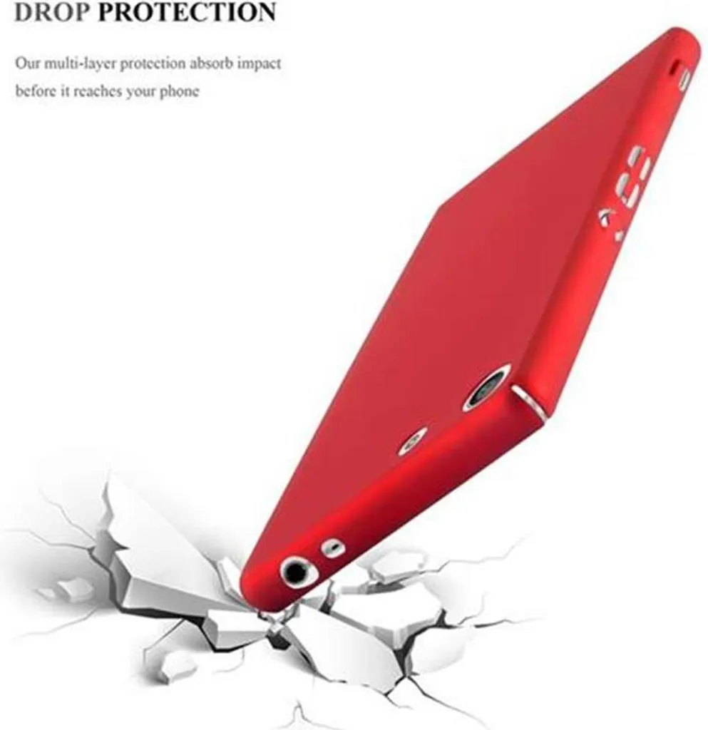 Cadorabo Cover Rigida per Sony Xperia M5 Rosso - Recensione e Vendita - 5
