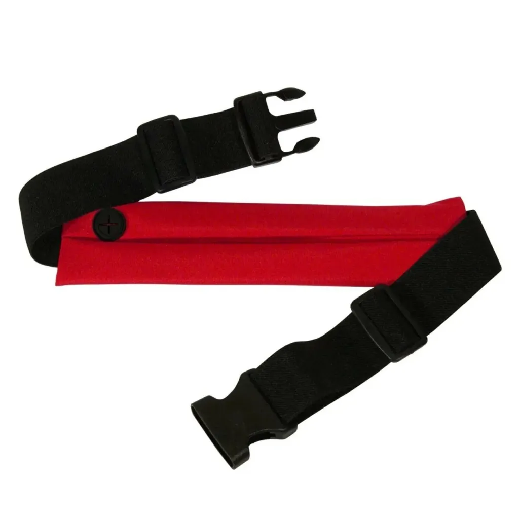 Marsupio Sportivo LED Rosso | Porta Cellulare 5.5 Pollici Anti-Rimbalzo - 3