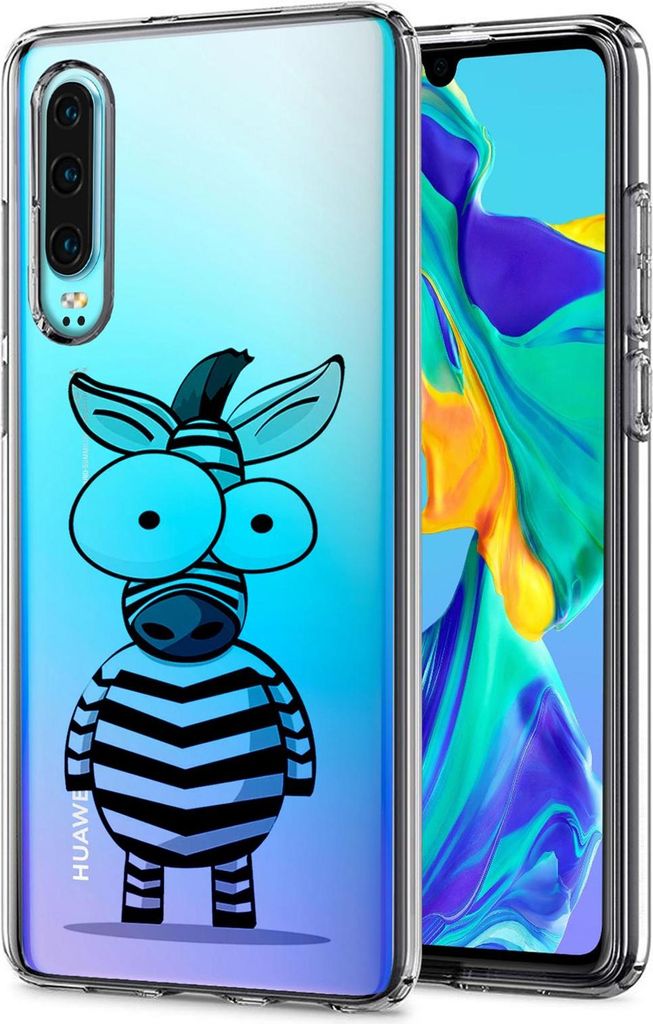 Motiv TPU Cover für Huawei Mate 20 Hülle Silikon Case mit Muster Handy Schutzhülle