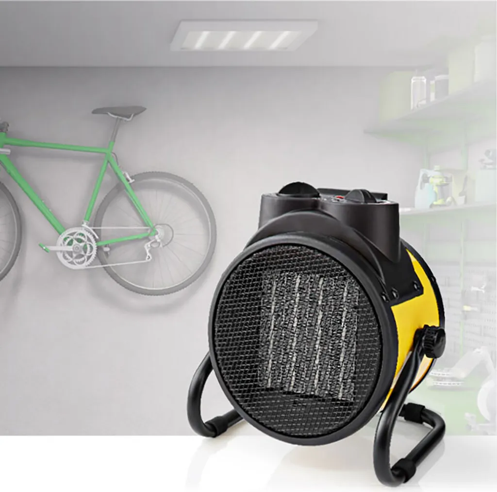 Chauffage de chantier aérotherme robuste 2 vitesses 1000/2000 Watts - 5