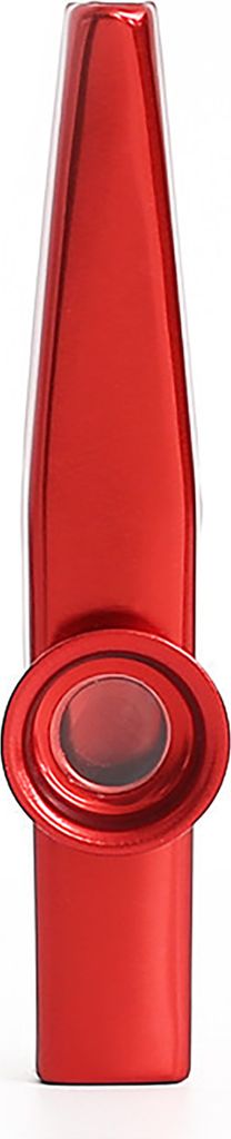 Klassisches Aluminium-Kazoo, einfach zu spielendes Gitarrenbegleitungs-Kazoo-Musikwerkzeug-Rot