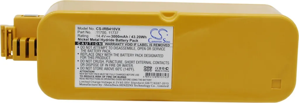 Batteria TECHTEK per iRobot Roomba 400 e Carneo SC400 | Ricambio APS 4905