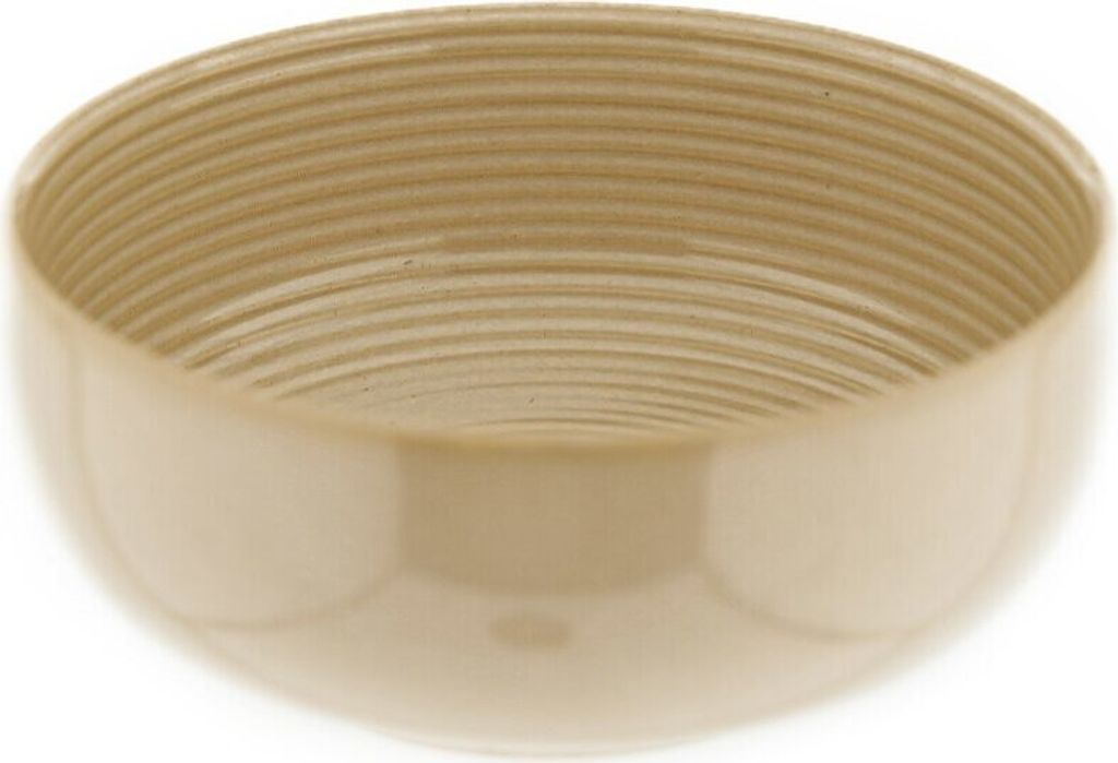 Almina 6 Teiliger Snackschalen-Set Servierschale Dipschale aus Porzellan Rund 200 ml Beige