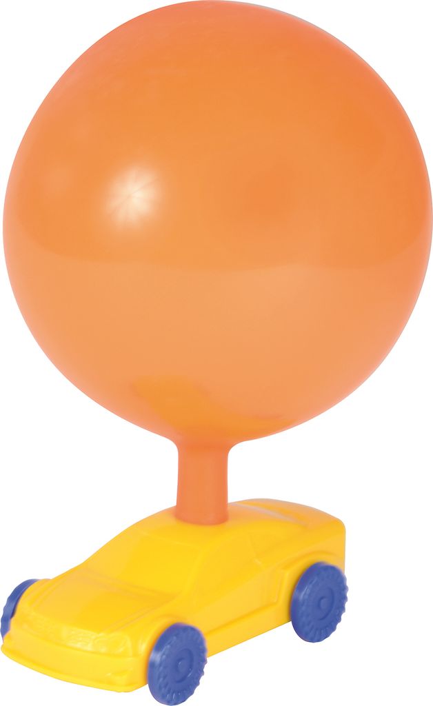 EDUPLAY 130289 Ballon-Auto, gelb/blau