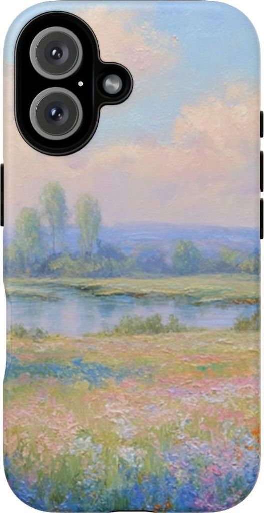 Frühlingshafte Blütenlandschaft – Hülle Kompatibel mit iPhone 16