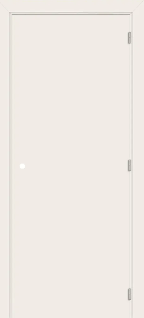 Porte intérieure Lacdor Blanc Pur H204xL83 cm finition moderne gauche