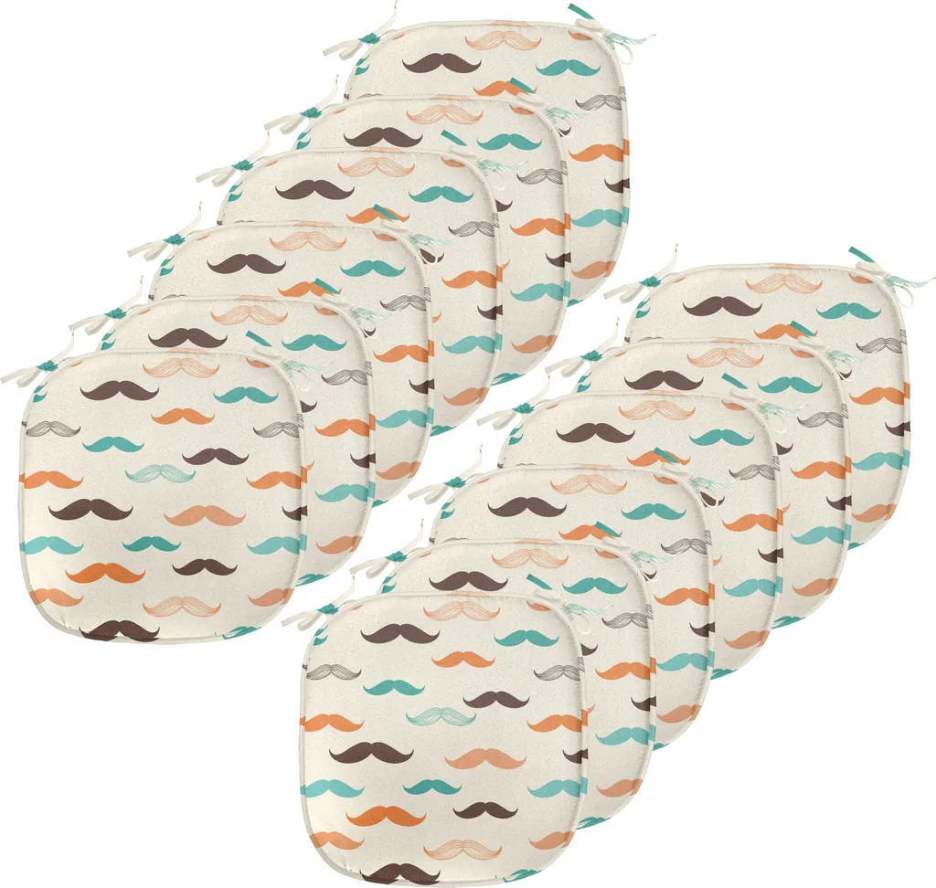 Imbottiture Sedie 40x40 Indie Baffi Retro - Set 12 Alta Qualità