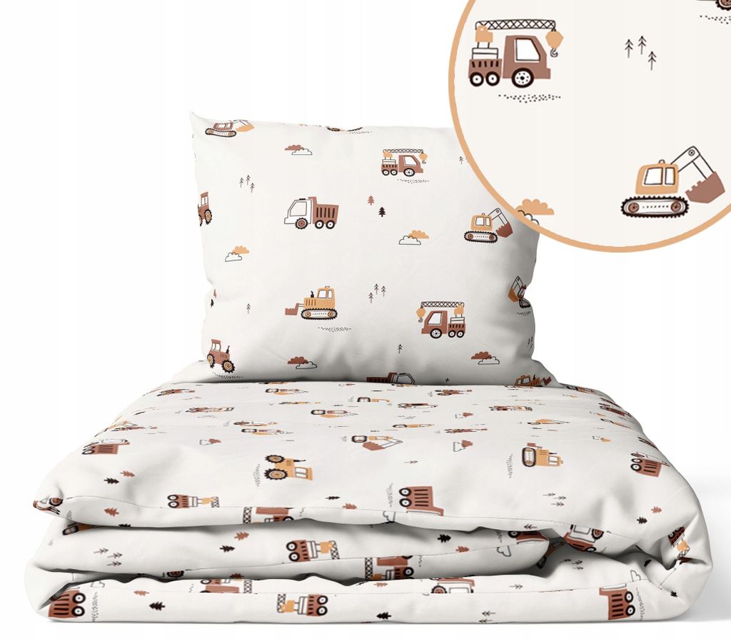 Kinderbettwäsche 90x120 Baumwolle Baby Bettwäsche Set Produktbild 