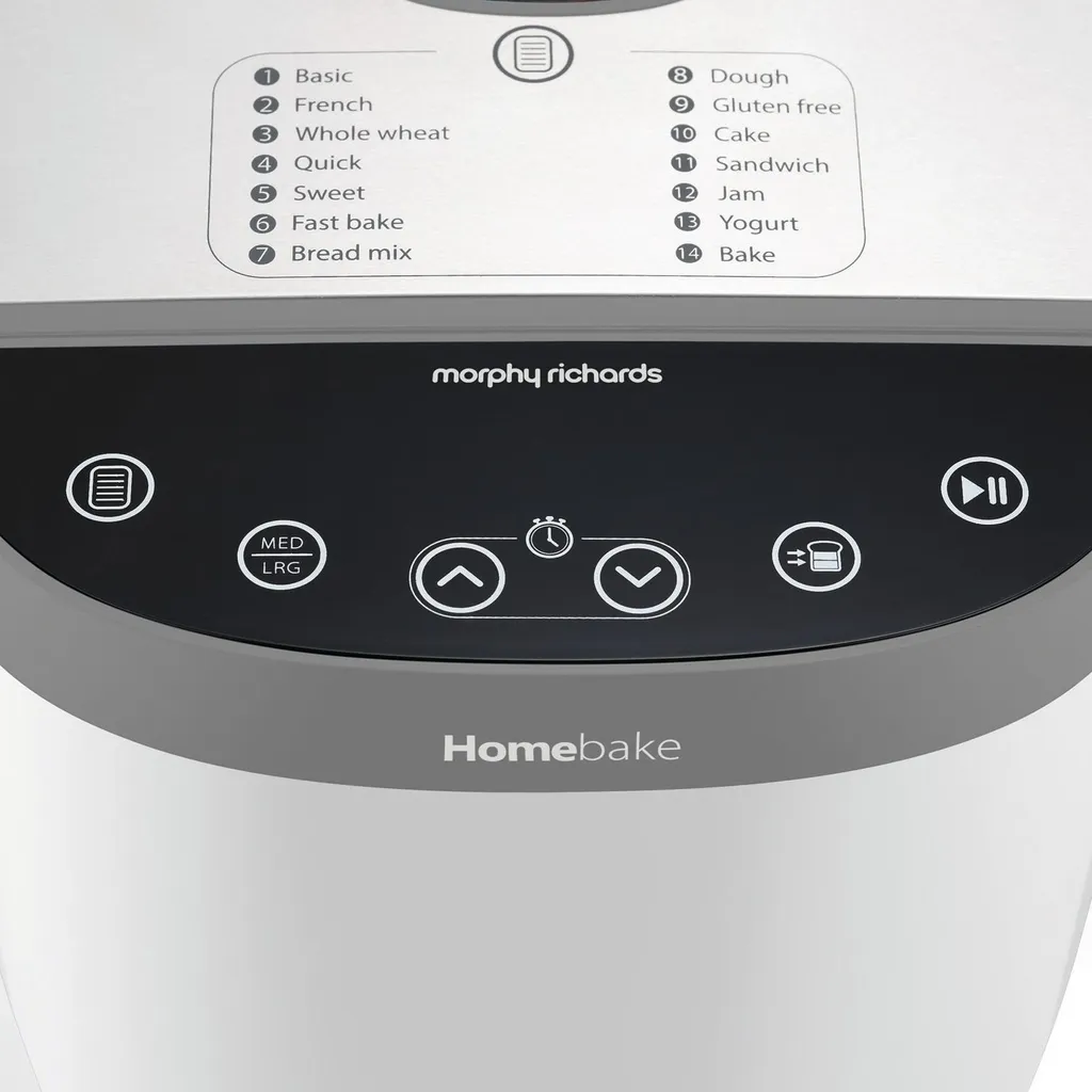 Machine à pain programmable Morphy Richards 600W à départ différé