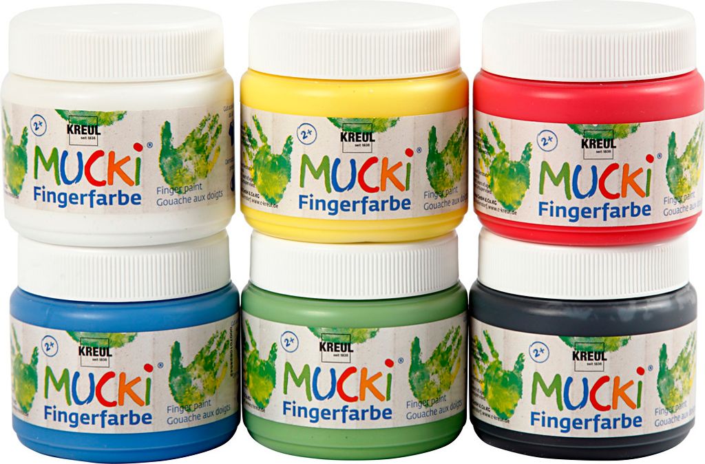 KREUL MUCKI, Schwarz, Blau, Grün, Rot, Weiß, Gelb, Produktbild 